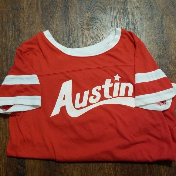 Austin TX Ringer Tee - Picture 2 of 6